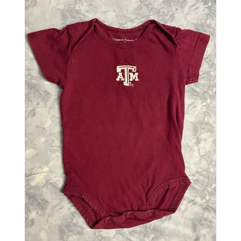 Texas A&M Aggies Baby Onesie Bodysuit Clothes Outfit, Size 3-6 months